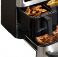 Tri Zone 13.6L Air Fryer & Oven, 3 Independent Cooking Zones, Dual Air Fryer Baskets + 5L Flat Oven, 6 Functions per Basket, PFAS-Free